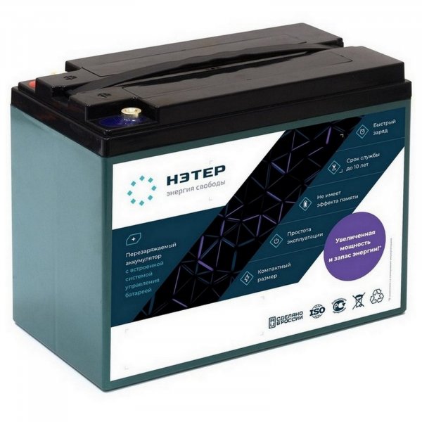 Аккумулятор LiFePO4 12V 36Ah НЭТЕР (LFP4-12.8_36-20P8)